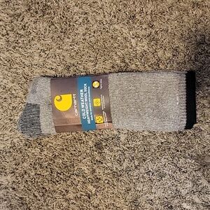 Mens Large Carhartt Heavyweight Cold Weather Wool Sock L